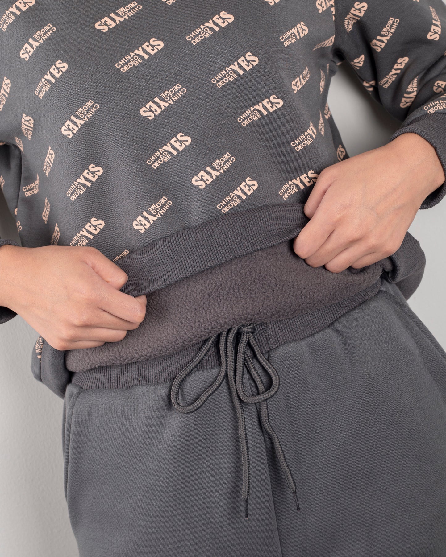 Conjunto Di Alessia Gris Premium