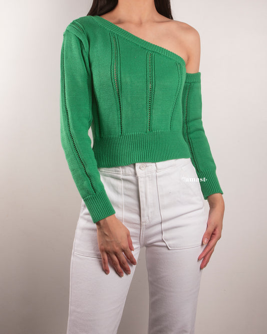 Sweater Asimétrico Verde