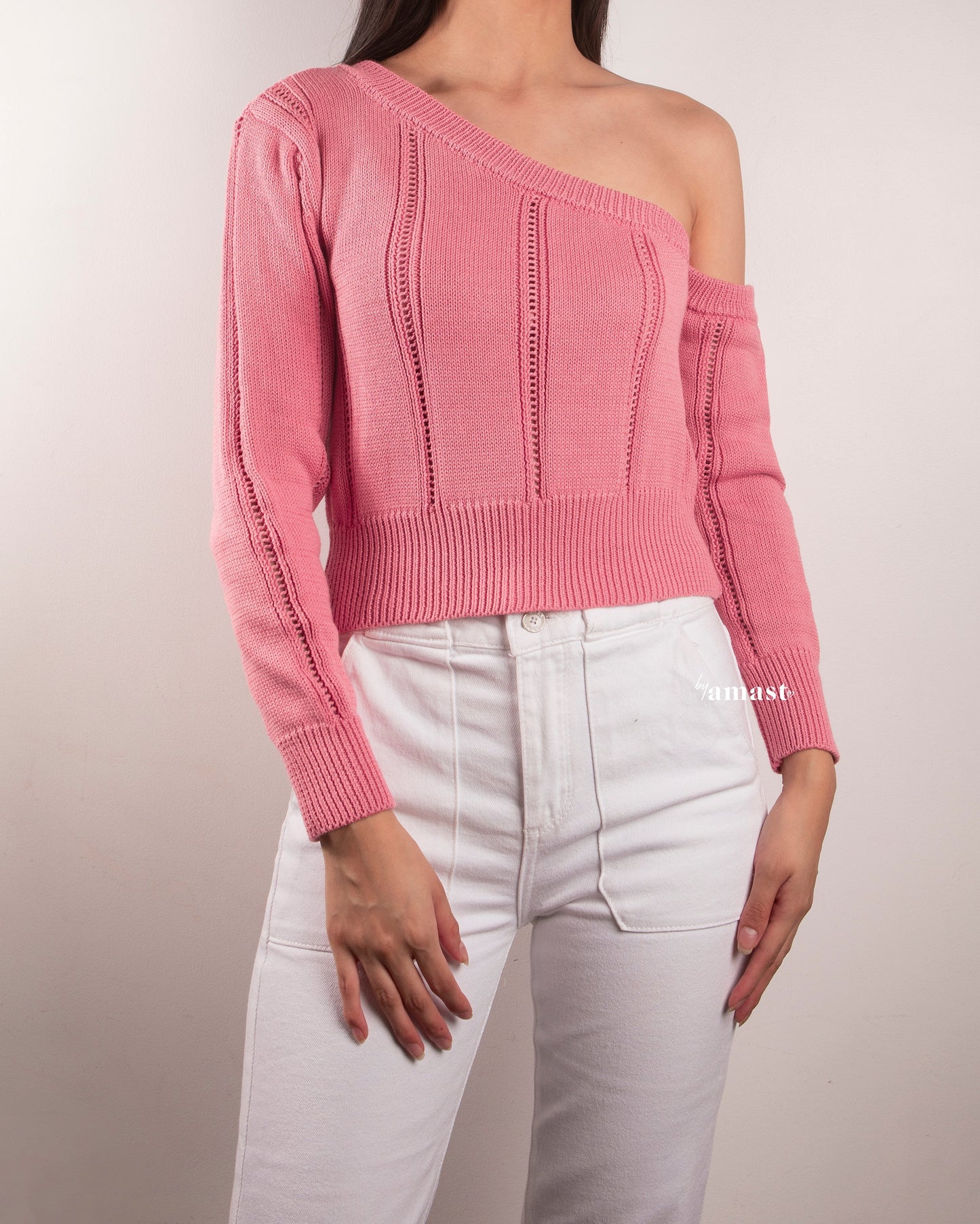 Sweater Asimétrico Rosa